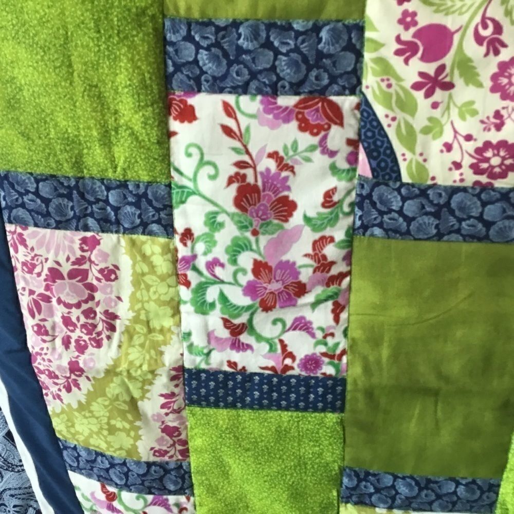 Handmade Quilt 46” x 77” - Picture 10 of 15